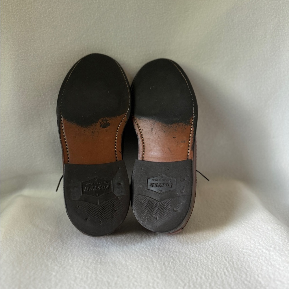 Men’s Brown Leather Vintage Oxford Shoes. - Picture 16 of 16